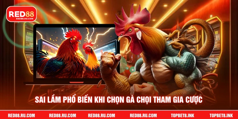 Sai lầm phổ biến khi chọn gà chọi tham gia cược