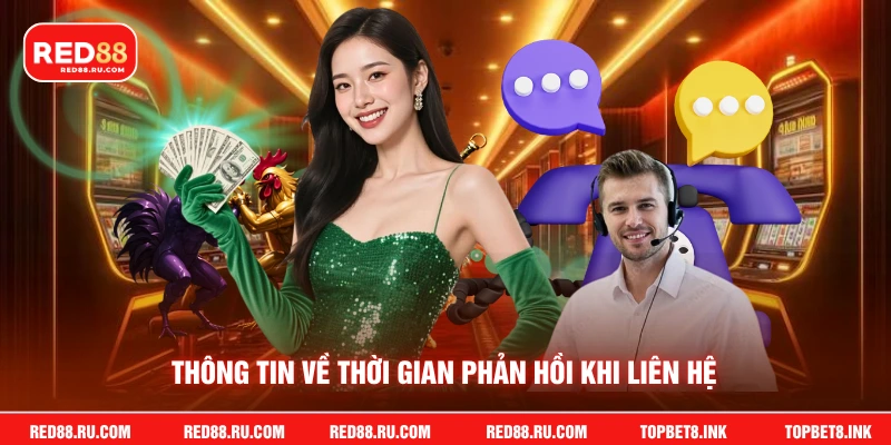 Thông tin về thời gian phản hồi khi liên hệ